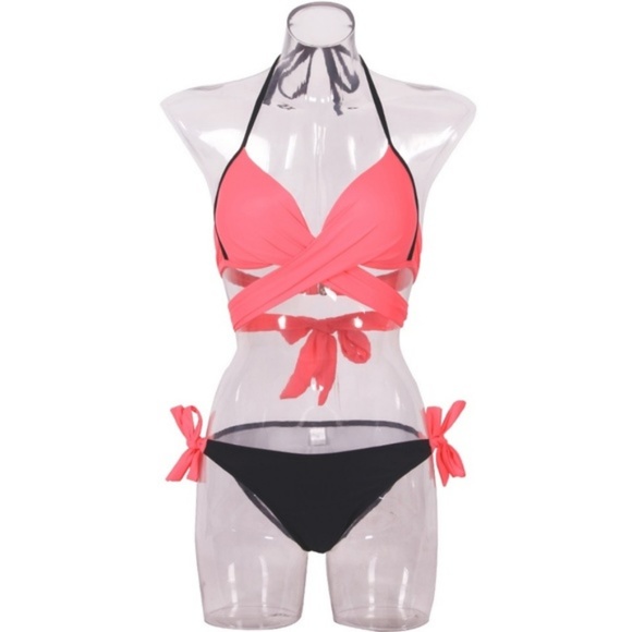 Push-up Bikini Top - Criss Cross Swimsuit - Picture 2 of 6